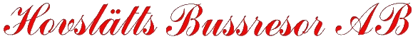 Hovsl�tts Bussresor AB